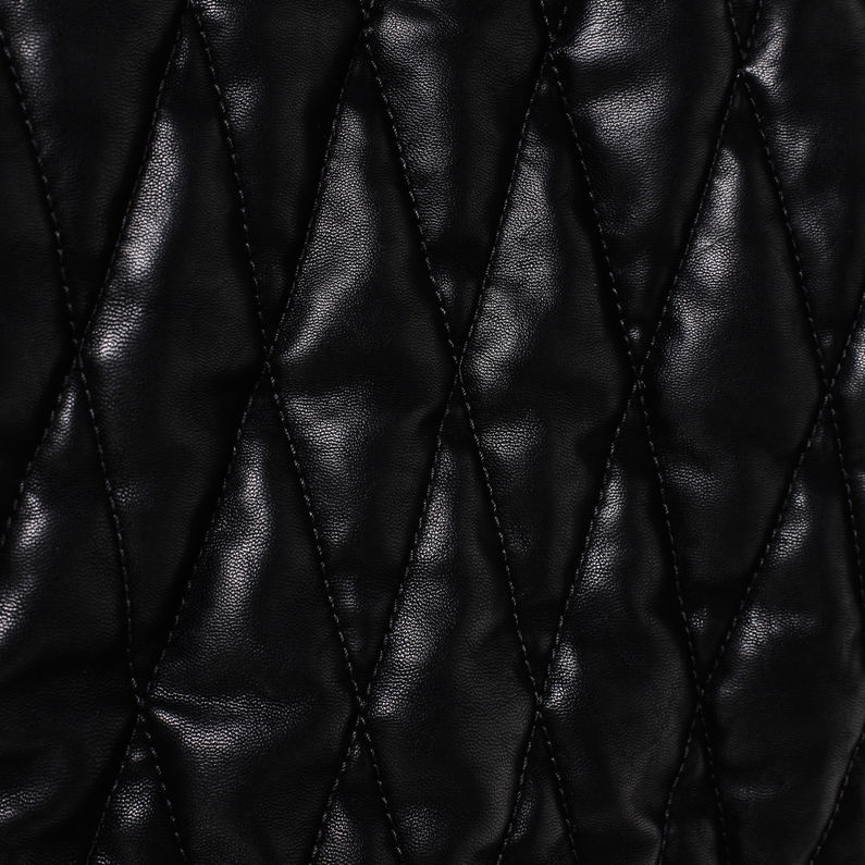 G-Star RAW® Raw Utility Quilt Liner Jacket Noir fabric shot