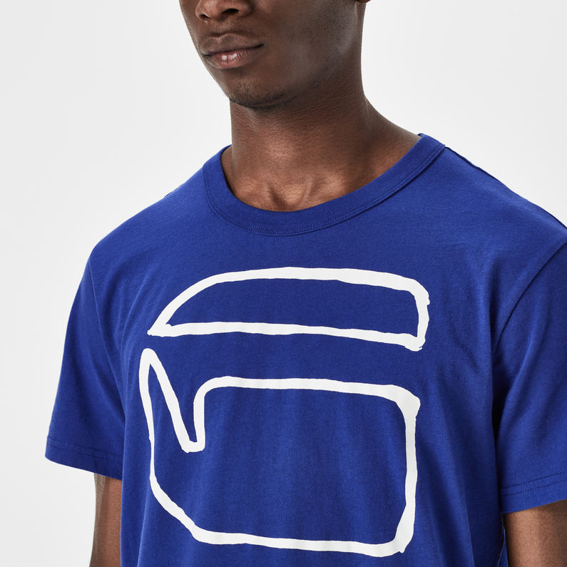 G-Star RAW® Ocat T-Shirt Midden blauw