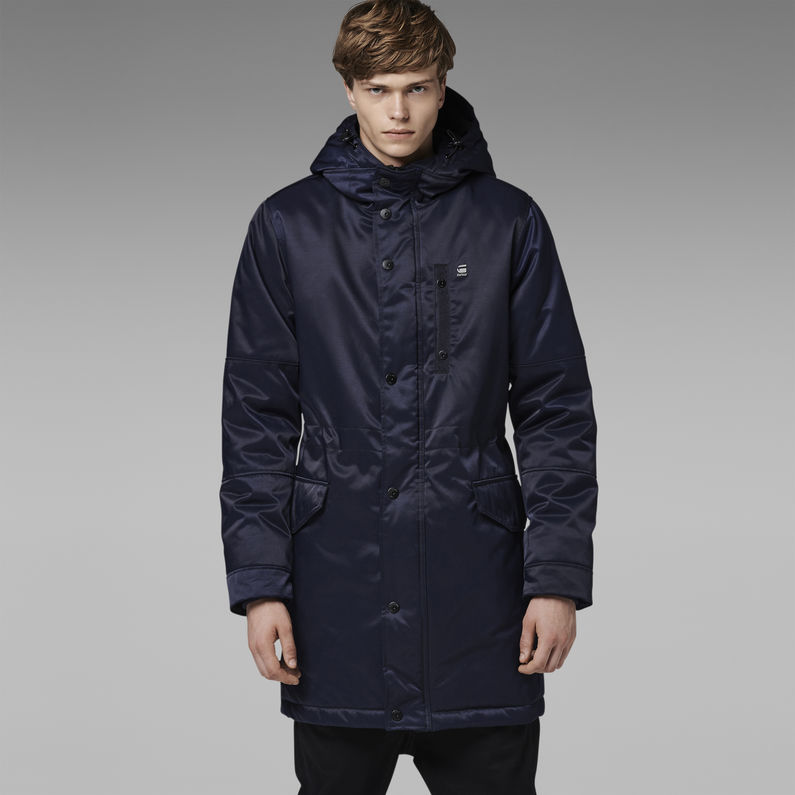 Verdem Patrol Hooded Parka Mazarine Blue G Star Raw