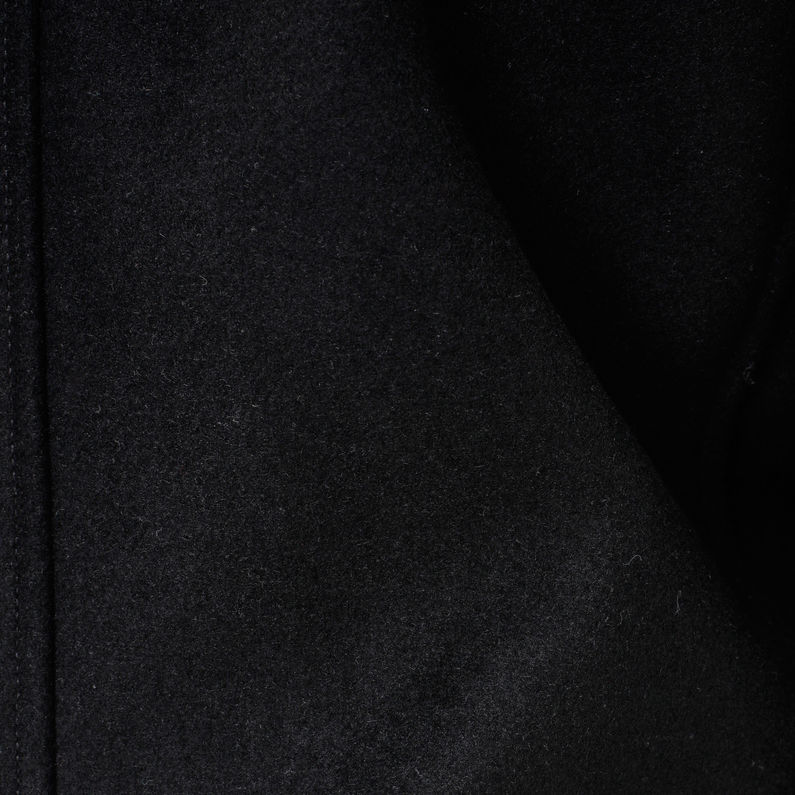Wool Hooded Duffle Coat | Black | G-Star RAW®