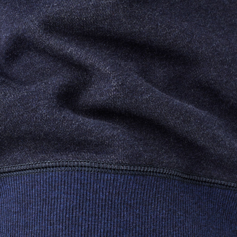 G-Star RAW® Vasif Sweater Azul oscuro fabric shot