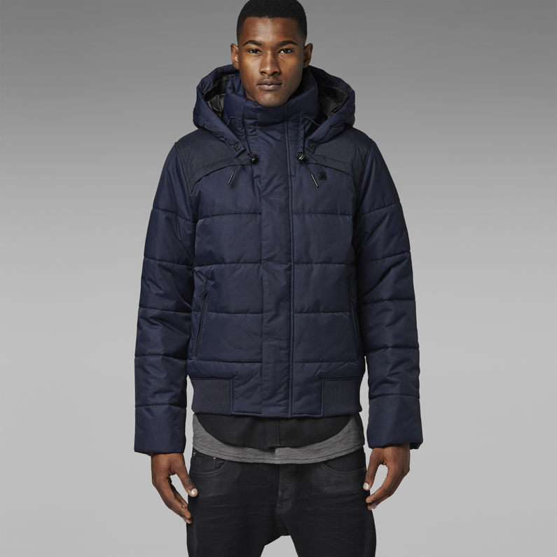 WHISTLER HOODED BOMBER | mazarine blue | men | G-Star RAW®