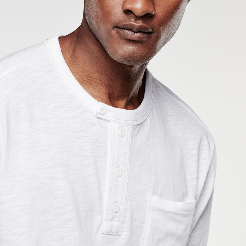 G-STAR® Rinep Granddad Short Sleeve T-shirt ホワイト
