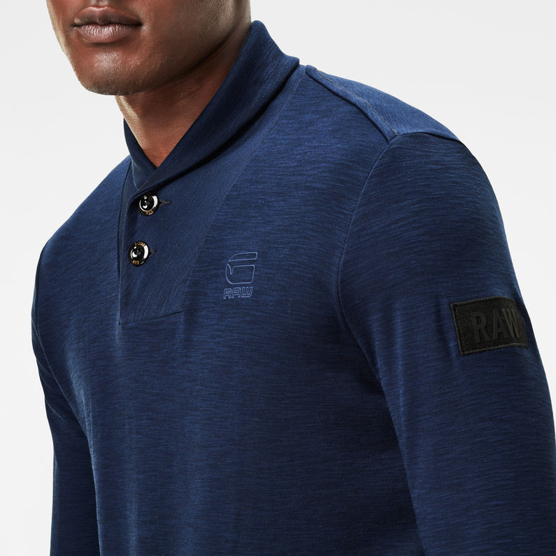 Poult Collar t-Shirt | Imperial Blue 