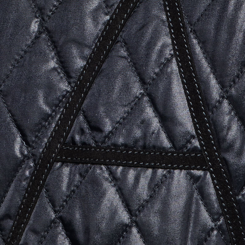 G-STAR® A Cr Varsity Vest Dark blue fabric shot