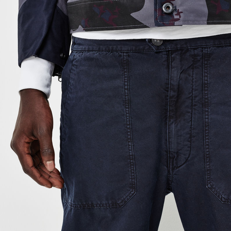 G-STAR® Bronson Utility Loose Chino Dunkelblau detail shot