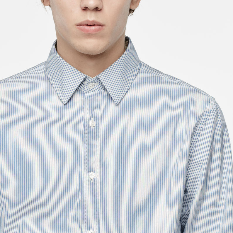 G-Star RAW® Core Stripe Shirt Bleu clair