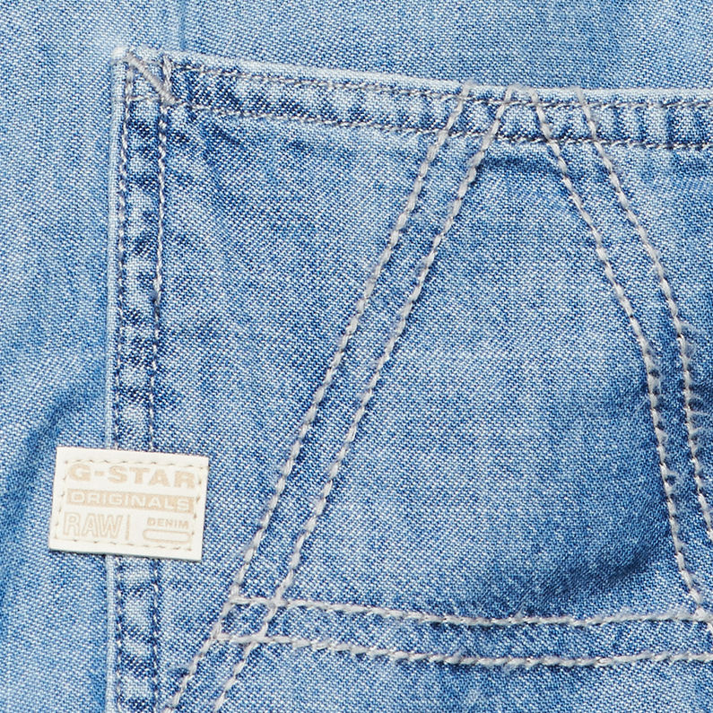 G-STAR® a cr wk shrt ss/lt wt boll dnm/lt ag Light blue