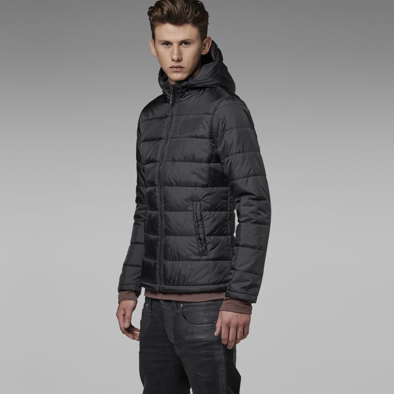 G-STAR® SALVOS HOODED OVERSHIRT Black