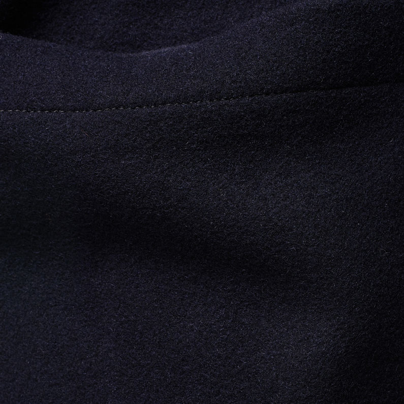 G-STAR® Wool Duffle Coat Dark blue fabric shot