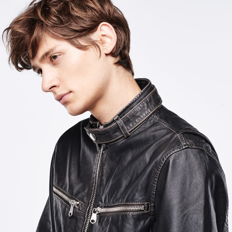 zara straight leather jacket｜TikTok Search