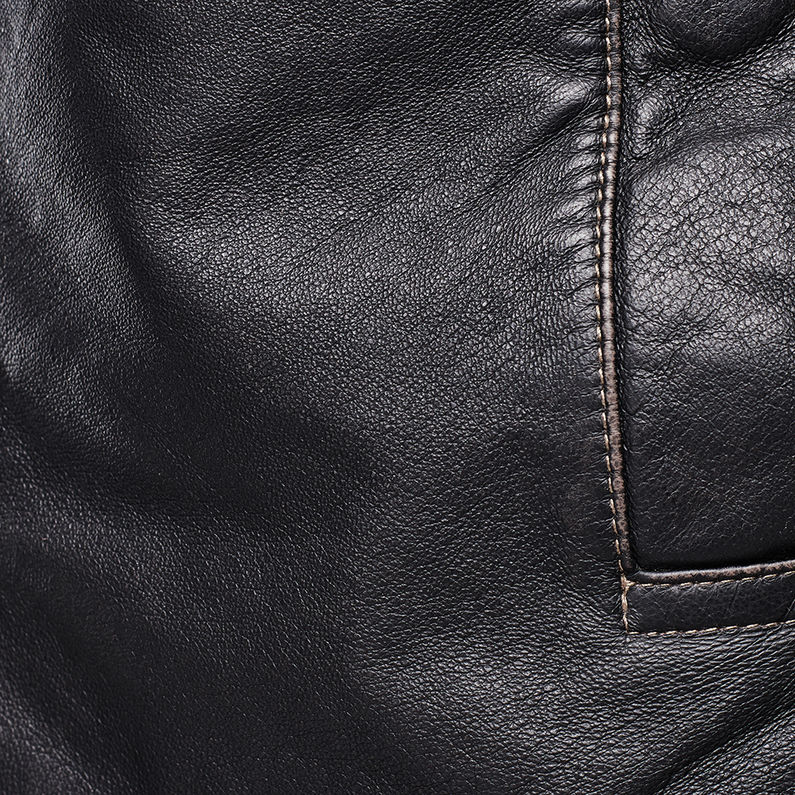Engine Leather Jacket | Black | G-STAR® US