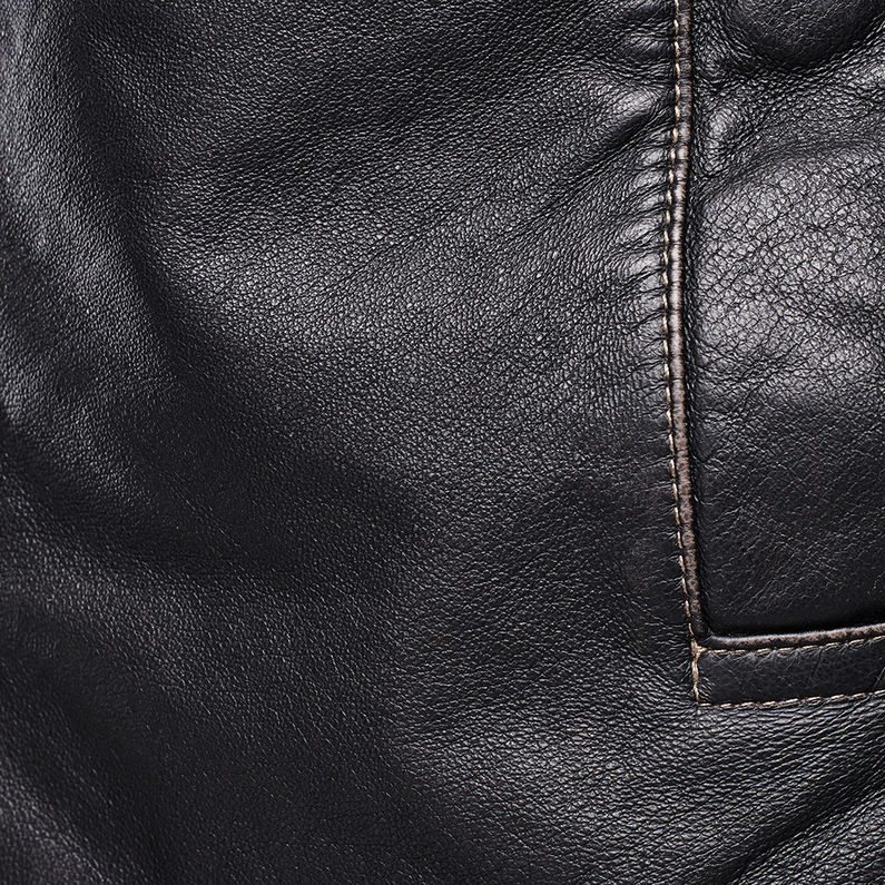 Engine Leather Jacket | Black | G-Star RAW®