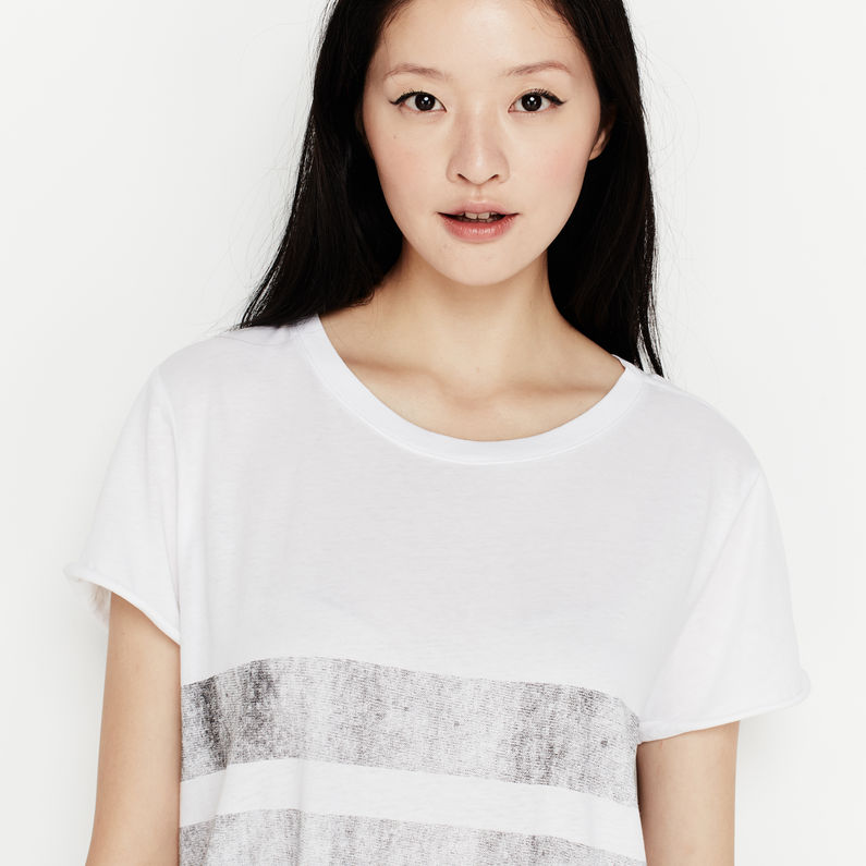 G-Star RAW® Redill Straight Short Sleeve T-shirt White detail shot