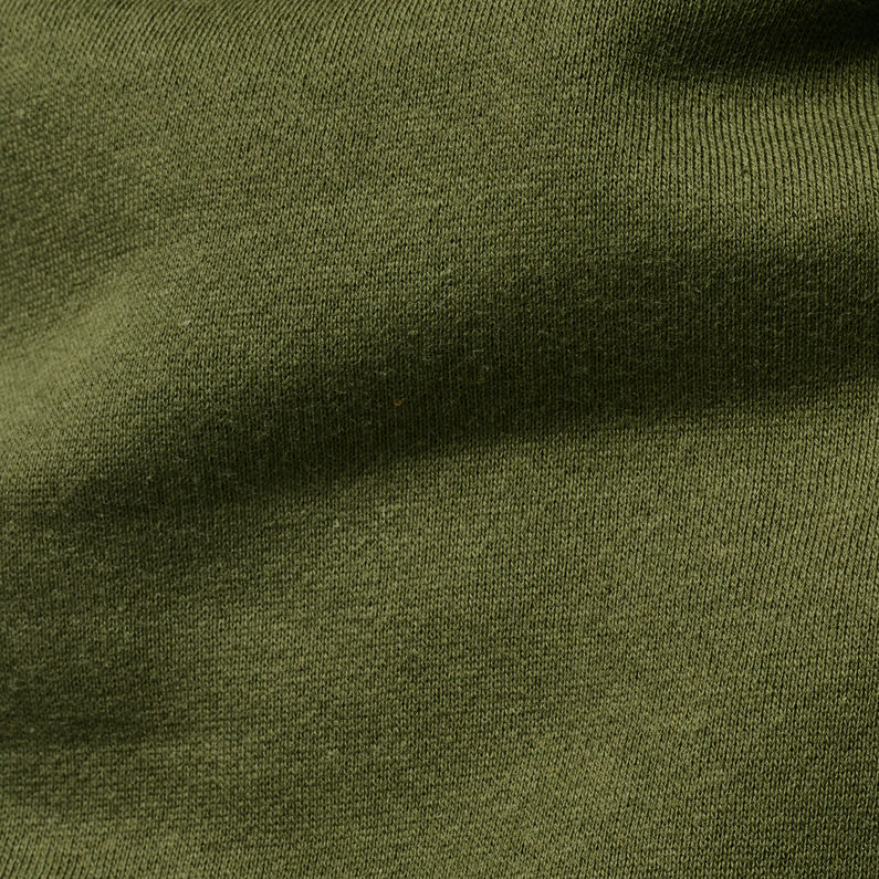 G-Star RAW® Grount Hooded Sweat Green fabric shot