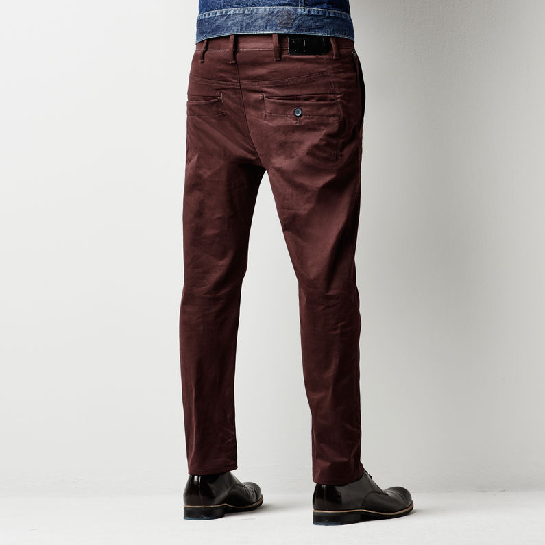 G-STAR® cor brn slm chn/cmf micro twll/dk fig Red