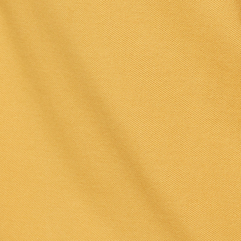 G-Star RAW® Mondollo Polo T-Shirt Gelb fabric shot