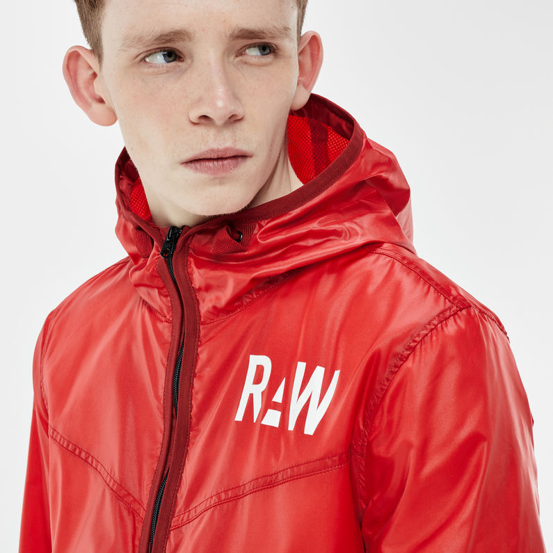 G-Star RAW® Packable Jacket Red detail shot