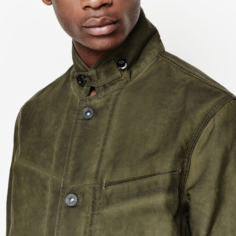 G-STAR® Bronson Solar Blazer Verde detail shot