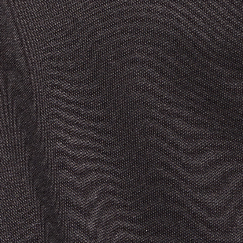 G-STAR® Glims Polo T-Shirt Black fabric shot