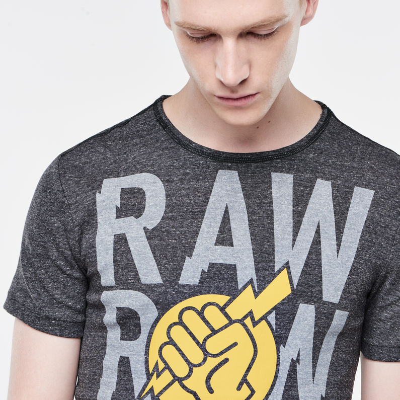 G-STAR® Glims Slim Round Neck T-Shirt Grey