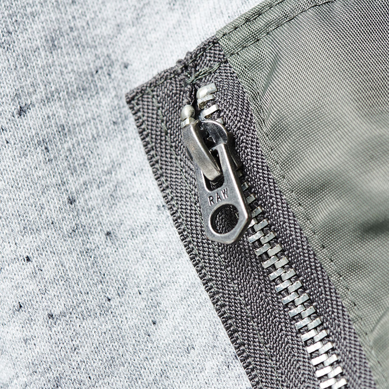 Hecker Hooded Vest Sweat | Grey | G-Star RAW®