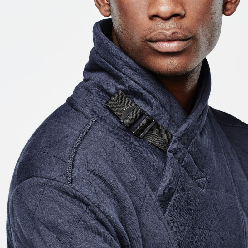 G-STAR® Geo Jacquard Aero Sweat Dark blue detail shot