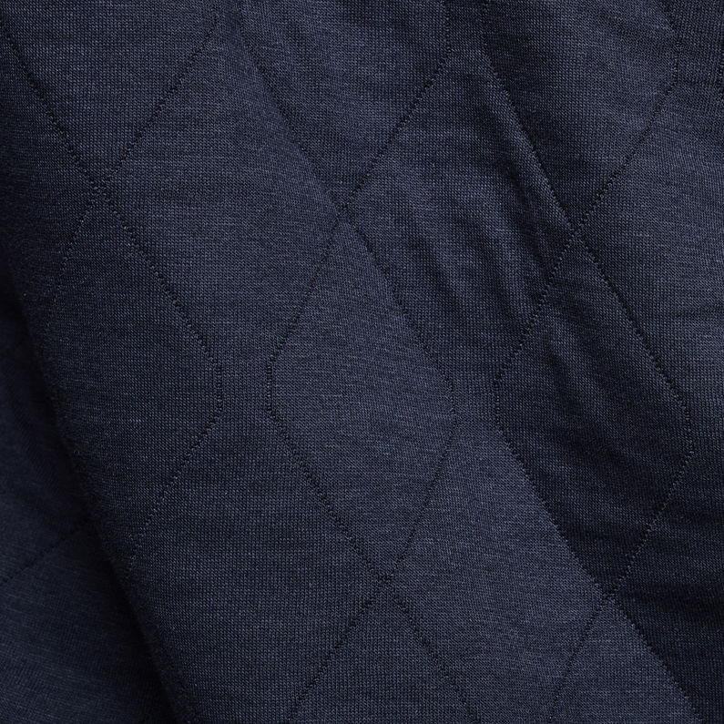 G-Star RAW® Geo Jacquard Aero Sweat Bleu foncé fabric shot