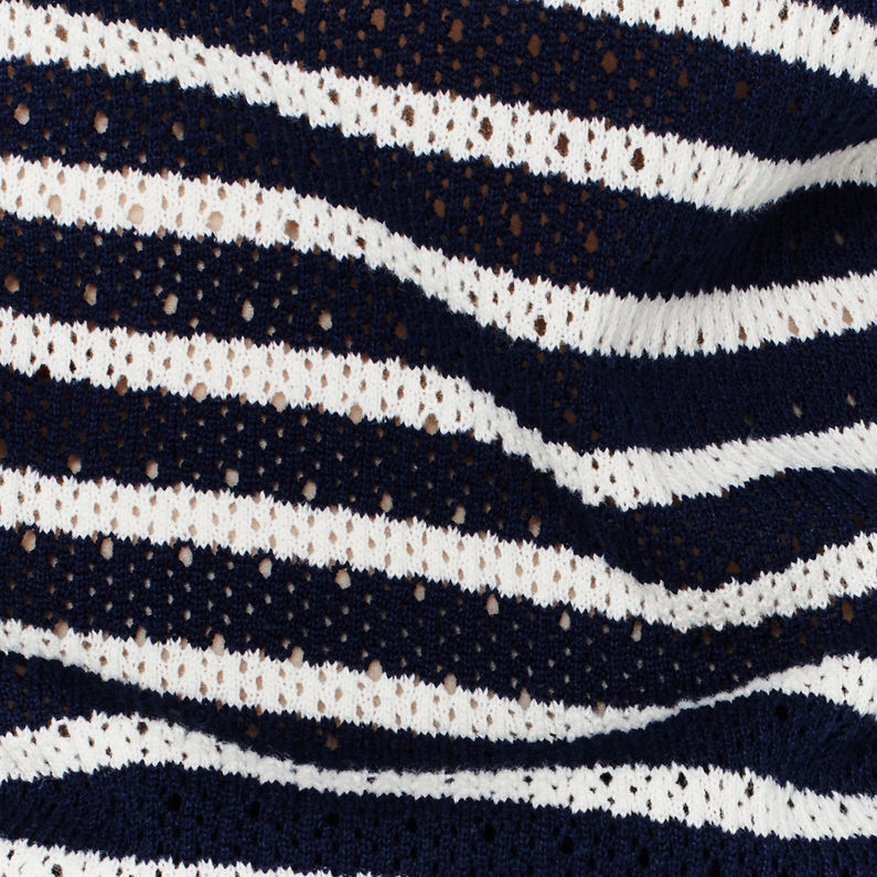 G-Star RAW® Deril Knit Bleu foncé fabric shot