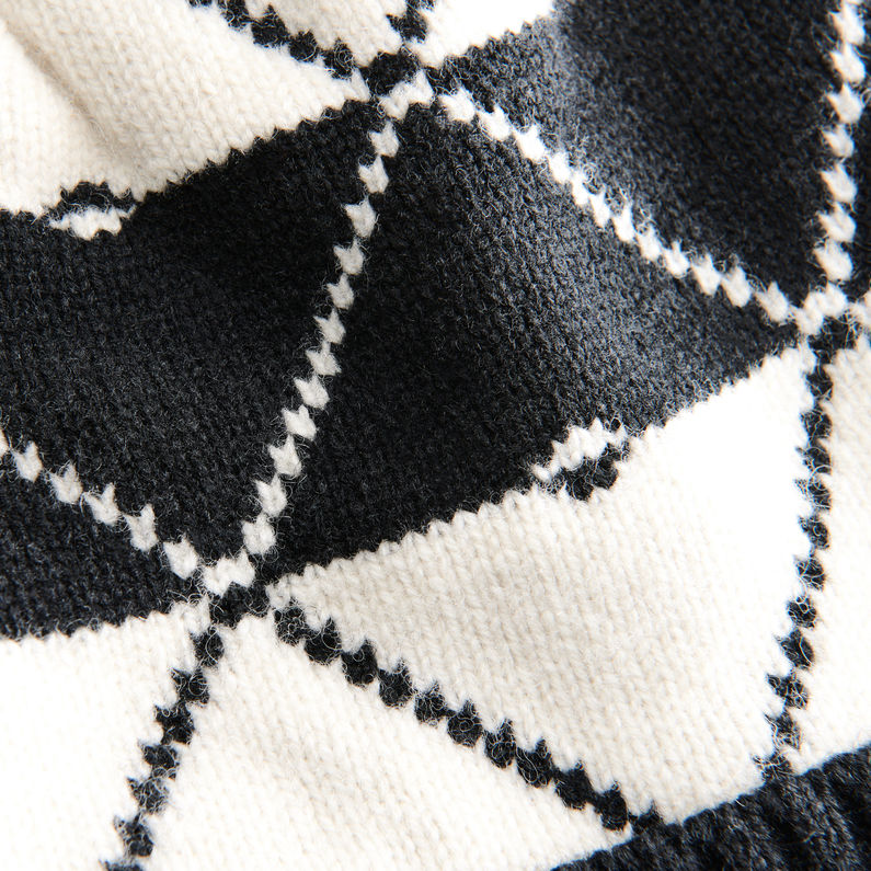 G-STAR® Warscha Beanie Schwarz fabric shot