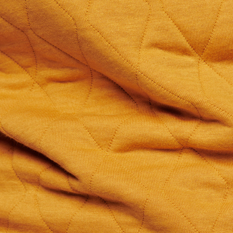 G-Star RAW® Evalu Slim Shawl Collar Sweat Yellow fabric shot