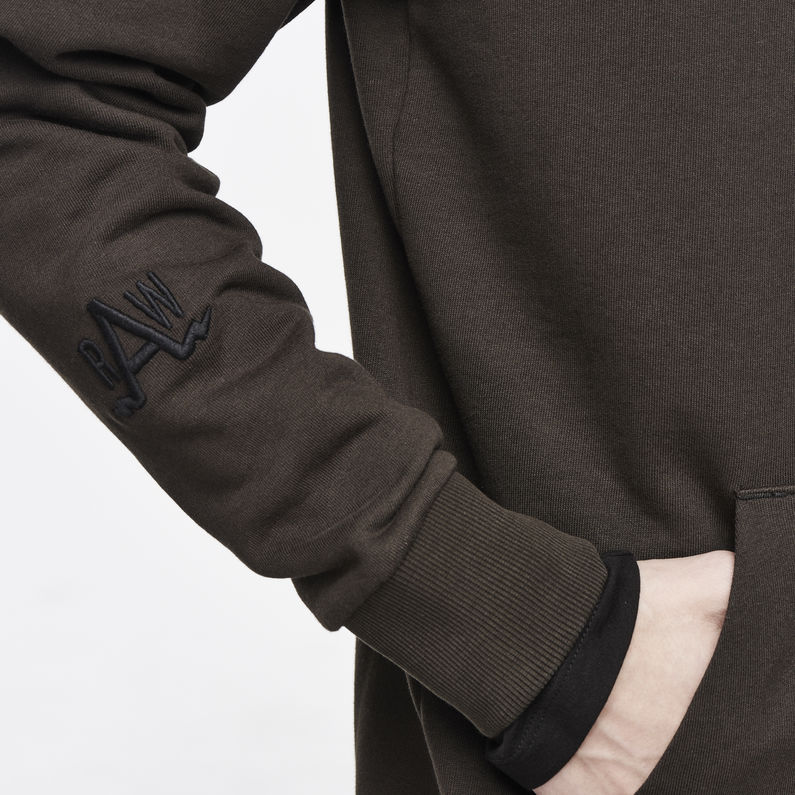 G-STAR® Kaus Hooded Vest Sweat Black