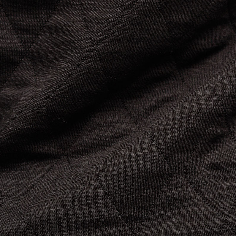G-Star RAW® Evalu Slim Hooded Sweat Noir fabric shot