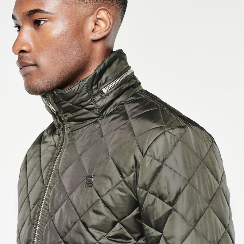 Meefic Quilted Lightweight Jacket Green G STAR