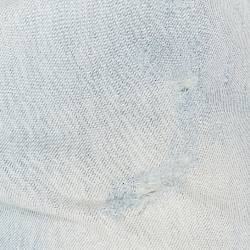 G-Star RAW® Arc Boyfriend Ripped Shorts Bleu clair fabric shot