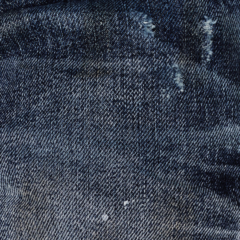 G-STAR® Arc Boyfriend Ripped Shorts Dark blue fabric shot