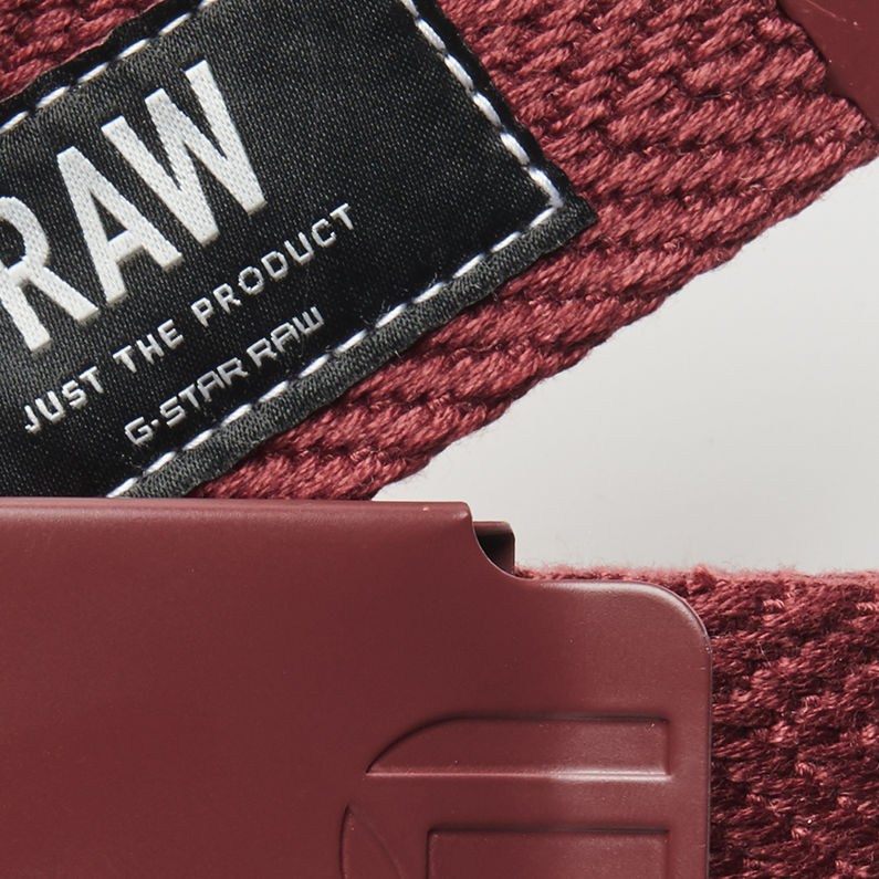 G-STAR® Blaker Webbing Belt Rojo fabric shot