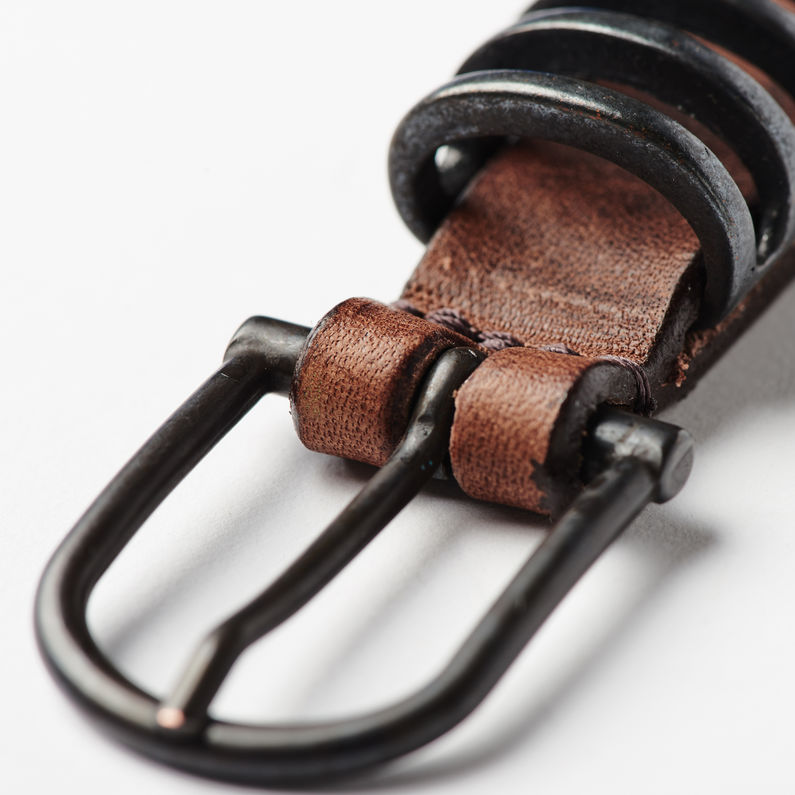 G-STAR® Zreck Belt Marrón detail shot buckle