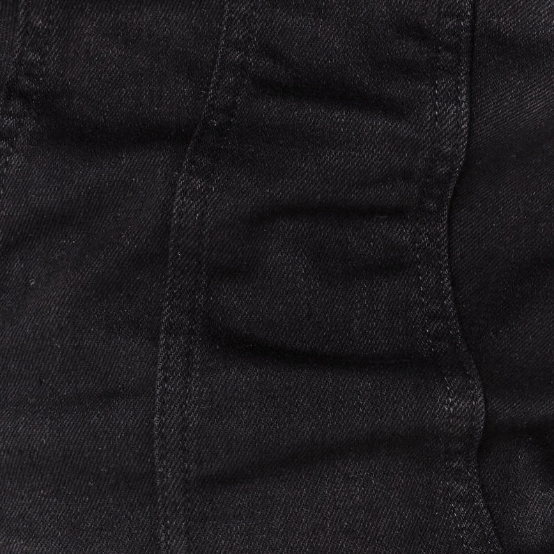 G-STAR® Lynn Jet Slim Zip Dress Black fabric shot