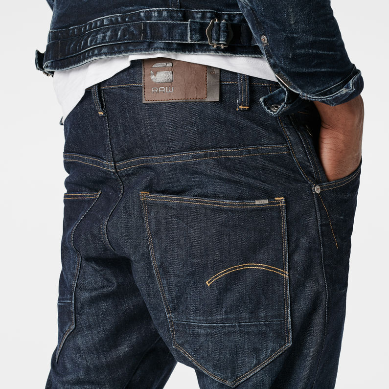G-Star RAW® Arc 3D Shorts Bleu moyen detail shot buckle