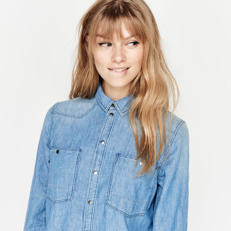 G-Star RAW® Remi Boyfriend Shirt Hellblau