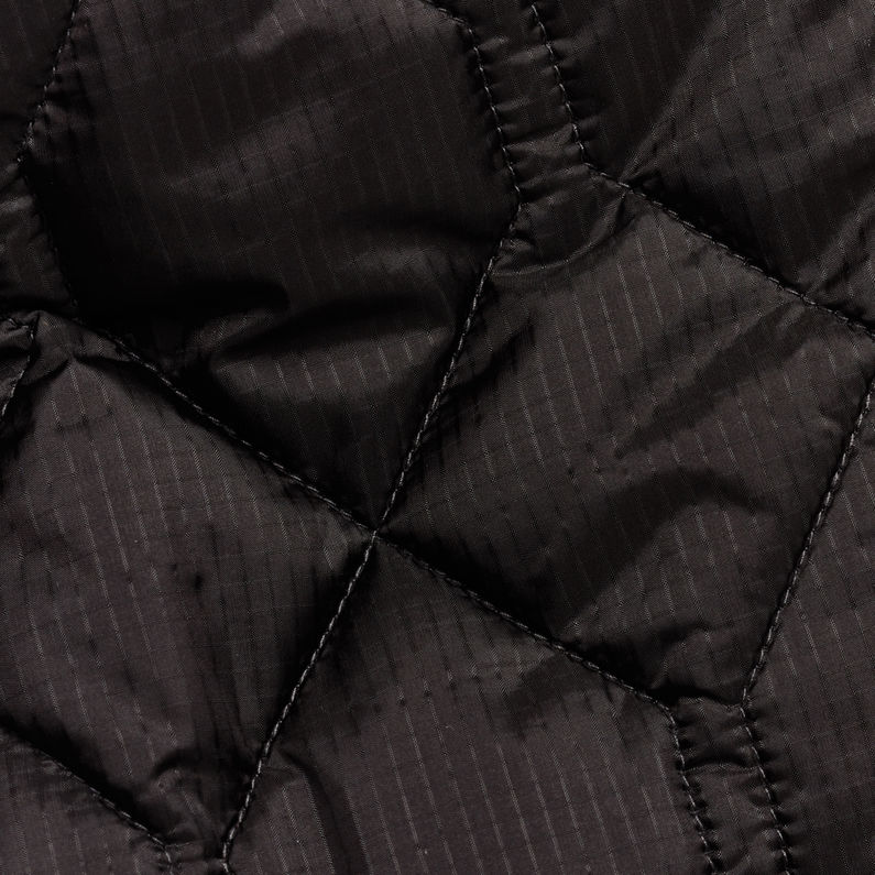 Meefic Quilted Hooded Overshirt | black | G-Star RAW®