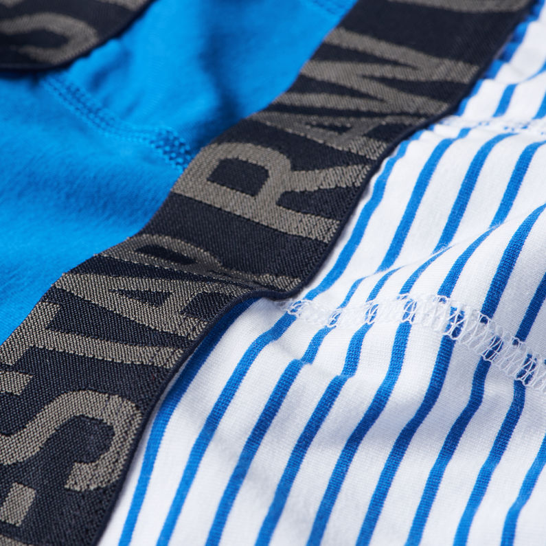 G-Star RAW® Cynit Sport Trunks 2-Pack Medium blue detail shot