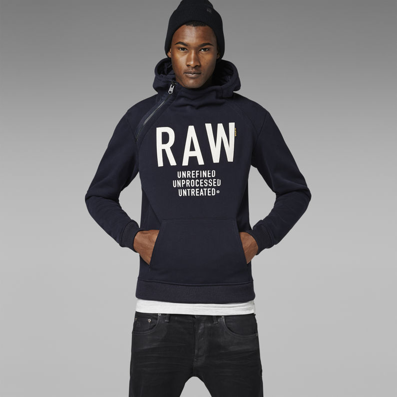 G-STAR® art nvy hd ls/canad sw/mazarine blu Dark blue