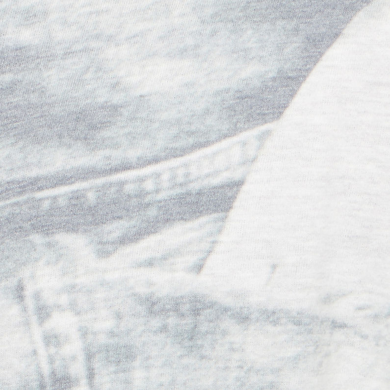 G-STAR® grv long v t ss/NY jsy/wht ht Blanco