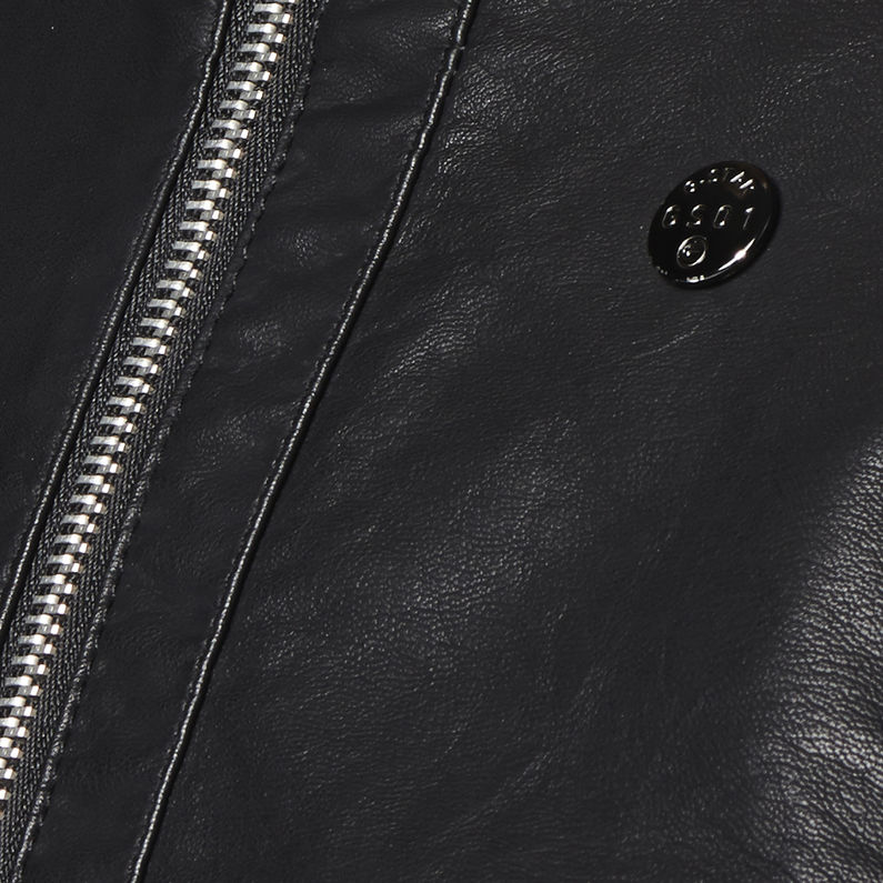 G-STAR® chop slm jk/lt moto pl/blk Black fabric shot