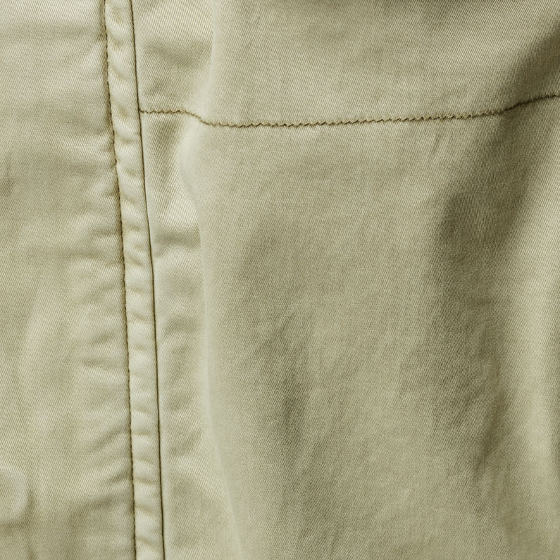 G-Star RAW® Rovic Hooded Liner Overshirt Beige fabric shot