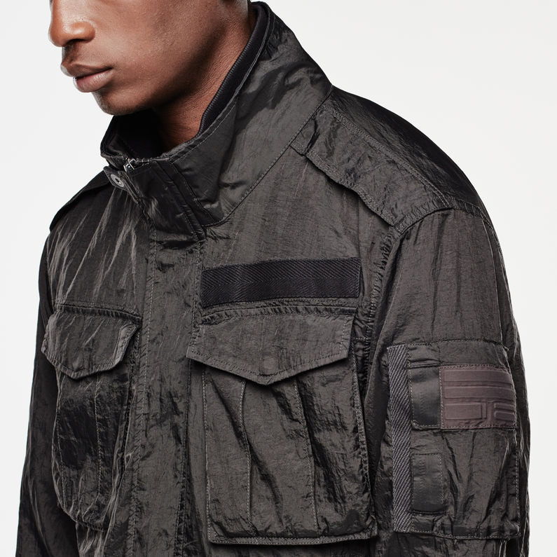 G-STAR® Rovic Overshirt Grau detail shot