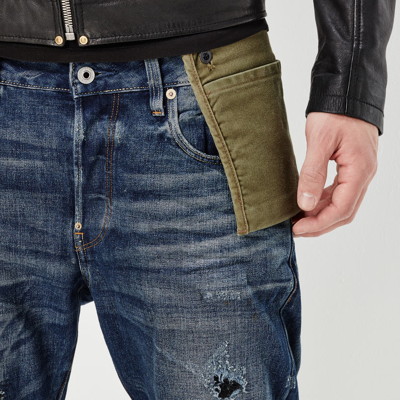 G-Star RAW® Raw Essentials US First Pocket Jeans Midden blauw