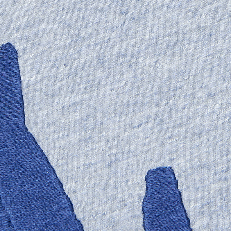 G-STAR® Limbar Art Sweat ライトブルー fabric shot